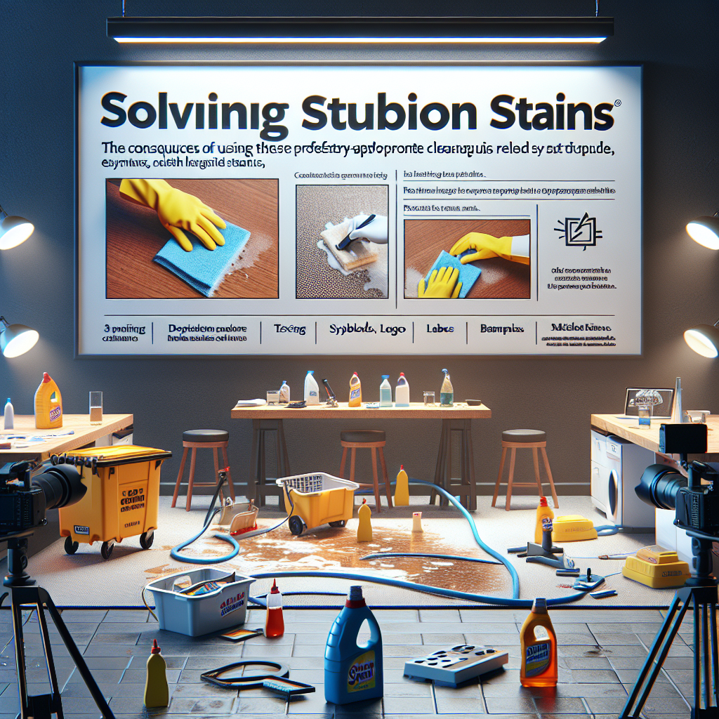Solving Stubborn Stains in Specialized Cleaning: A Professional's Guide