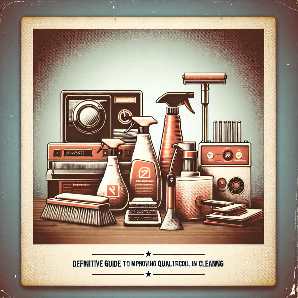 The Definitive Guide to Improving Quality Control in Cleaning