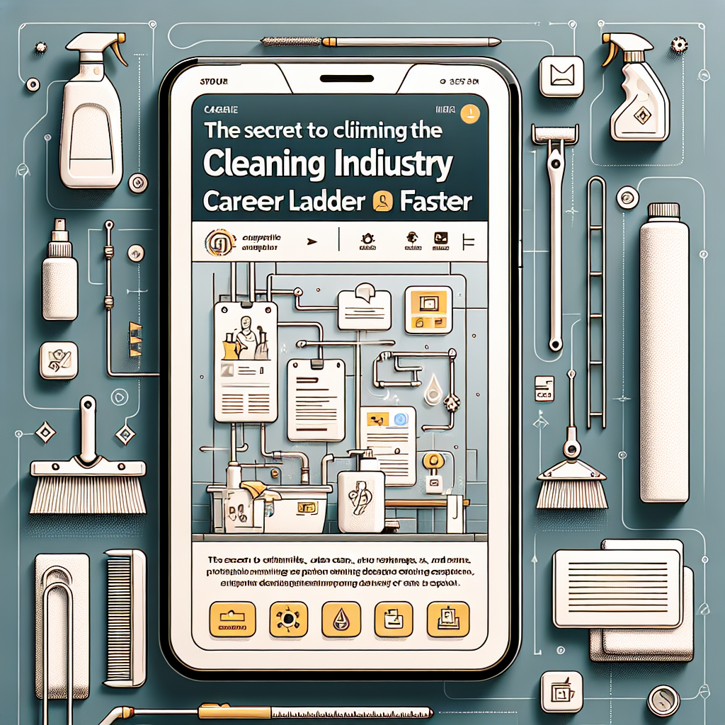 The Secret to Climbing the Cleaning Industry Career Ladder Faster