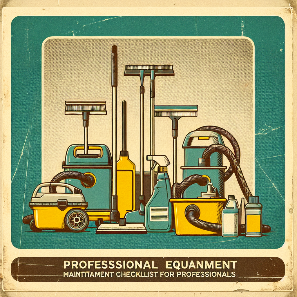 The Ultimate Equipment Maintenance Checklist for Professionals